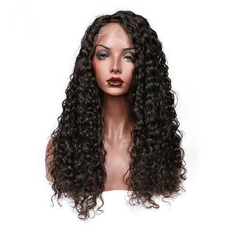 Black Curly Lace Front 100% Human Virgin hair