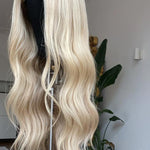 Natural Blonde Handmade Wigs